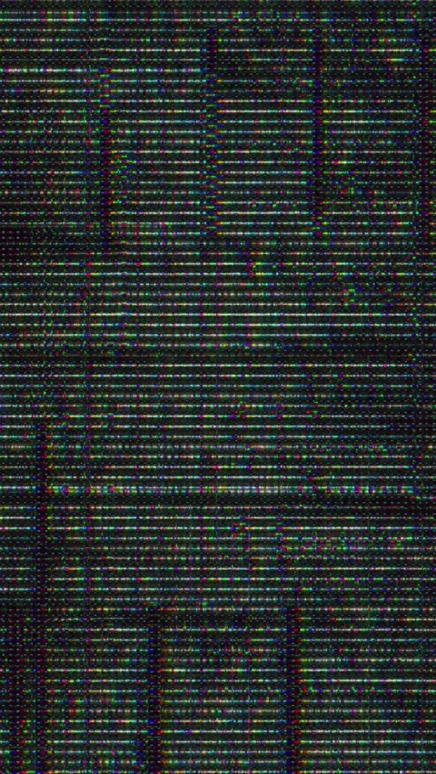 CRT noise effect with glitch artifacts 스톡 동영상 288148735