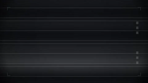 CRT scanline texture with digital viewfinder markers and analog signal Stock Footage 345662646