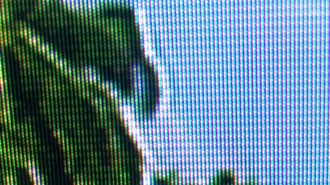 CRT TV screen Stock-Footage 89857444