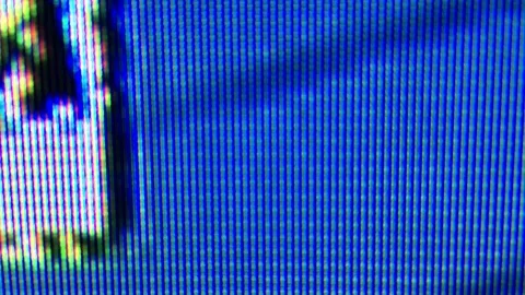 CRT TV screen Stock-Footage 89857467