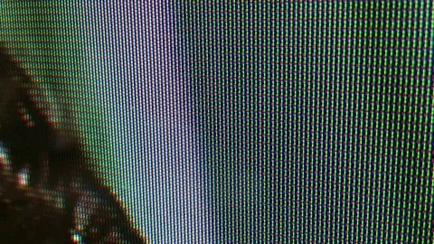 CRT TV screen Stock-Footage 89857496