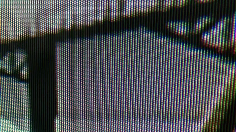 CRT TV screen Stock Footage 89857560