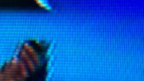 CRT TV screen Stock-Footage 89857602
