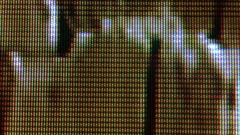 CRT TV screen Stock-Footage 89857802