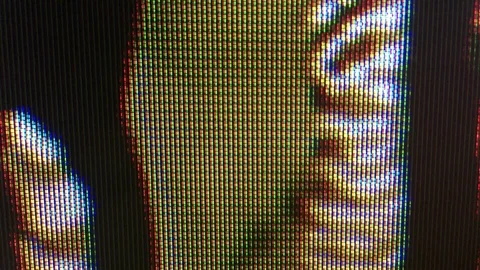 CRT TV screen Stock-Footage 89858074