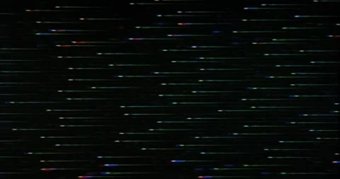 CRT TV Static Glitch with Digital Interference 스톡 동영상 303455279