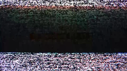 CRT TV is switching off Stock Footage 100320052