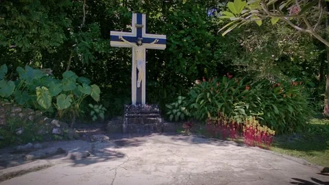 Crucified statue of Jesus 動画素材 239777105