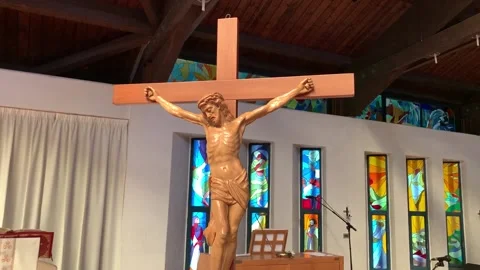 Crucifix Stock Footage 145182962