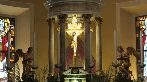 Crucifix Stock Footage 145183023