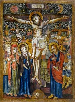 Crucifixion.. Illustrazione stock