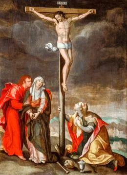 Crucifixion.. Stock Illustration