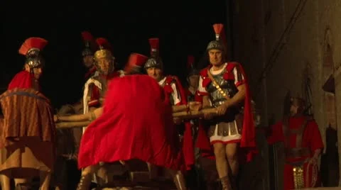 Crucifixion raise Video stock 10883317