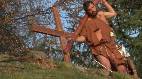 Crucifixion robber Stock-Footage 22566486