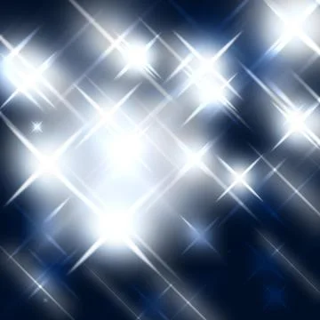 Cruciform lights on the dark Stock Photos