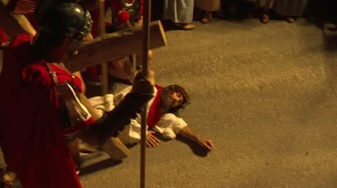 Via crucis 04 Video stock 10883892