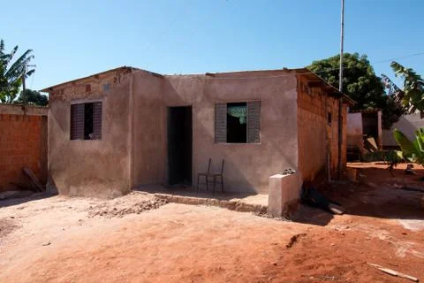 Crude Housing Constrution Stock Photos