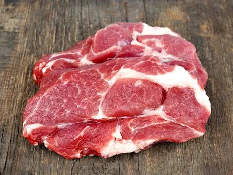 Crude meat Stock Photos