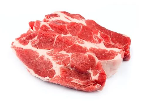 Crude meat Foto stock
