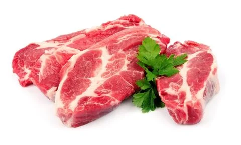 Crude meat Stock Photos