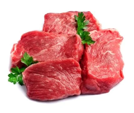 Crude meat Stock Photos
