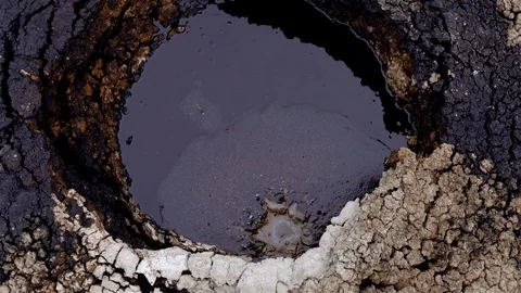 Crude oil and mud Stock Footage 123170953