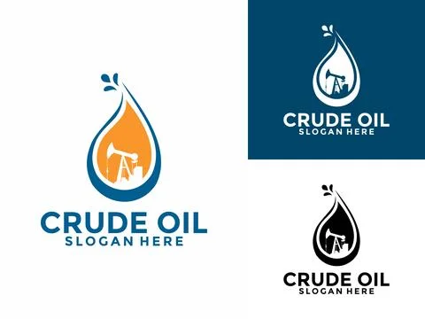 Crude Oil Mining Pump Machine Logo design, Minimal Oil And Gas Drilling Ind.. Stock Illustration