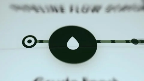Crude Oil Pipeline Flow Control Touchscreen Icon Stock Footage 339457200