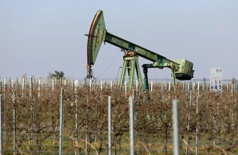Crude Oil pump in Walsheim, Germany - 22 Mar 2022 Stock Photos
