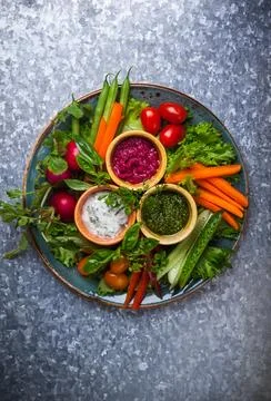 Crudite Platter Stock Photos