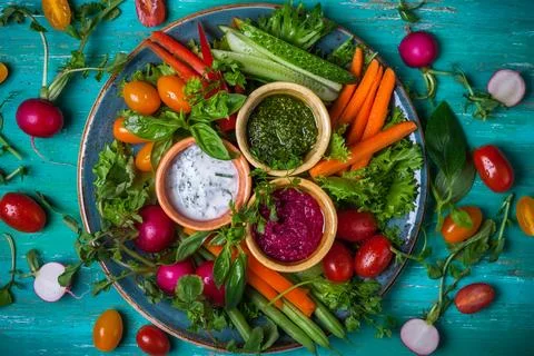 Crudite Platter Stock Photos