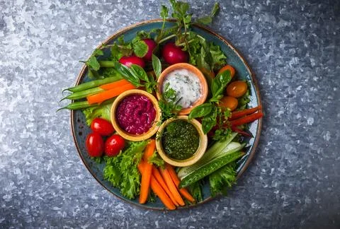 Crudite Platter Stock Photos