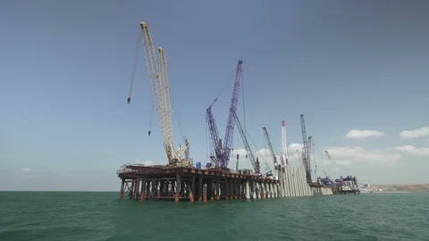 Cruise on black sea in harbor Stock-Footage 123784246