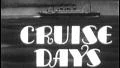 CRUISE DAYS Vintage Old Film Ocean Liner Travel Title Graphic Leader 8mm 7031 HD Footage