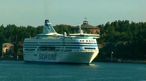 Cruise on the liner 스톡 동영상 8927488