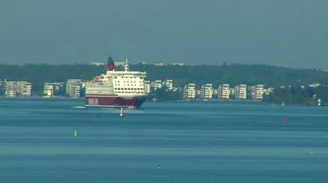 Cruise on the liner Stock Footage 8927499