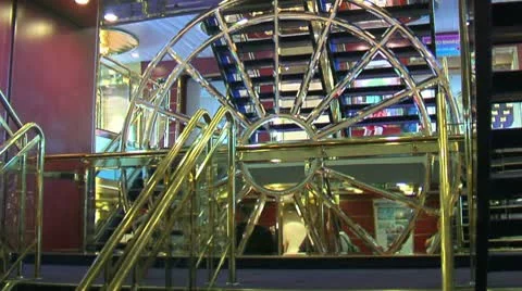 Cruise on the liner Stock Footage 9666041