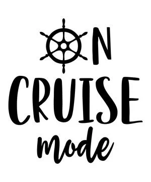 On Cruise Mode Stock Illustration
