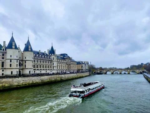 Cruise in the river Seine 写真素材