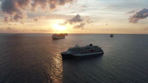 Cruise Ship 002 Stock Footage 339633526