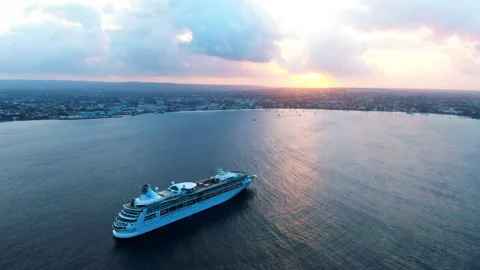 Cruise Ship 004 Stock Footage 339634029