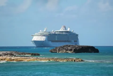 Cruise Ship 04 SD Stock Footage 9358793