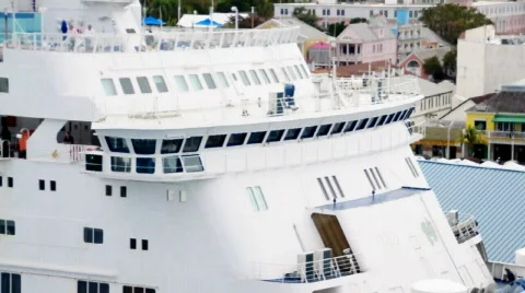 Cruise Ship 1506 Stock Footage 642671