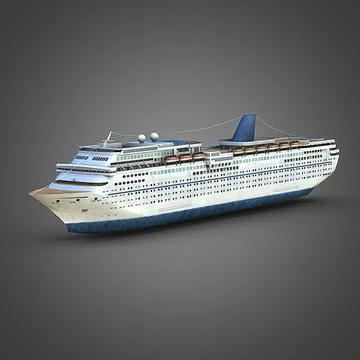 Cruise Ship 3D Model
