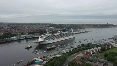 Cruise Ship Arcadia Stock Footage 163159221