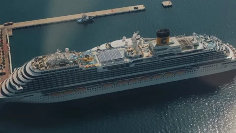 Cruise ship, boat Stock Footage 219615311