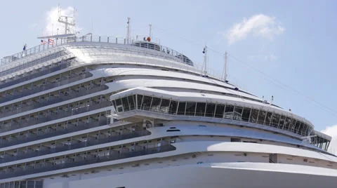 Cruise ship captain comand bridge Stock Footage 33357756