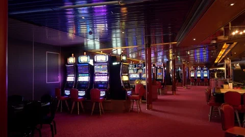 Cruise Ship Casino Stock Footage 112220761