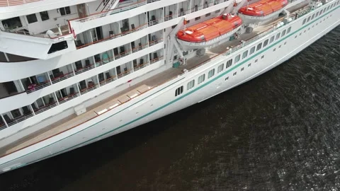 Cruise ship closeup Video stock 159277409