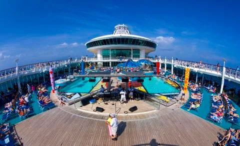 Cruise Ship Deck Stock Photos